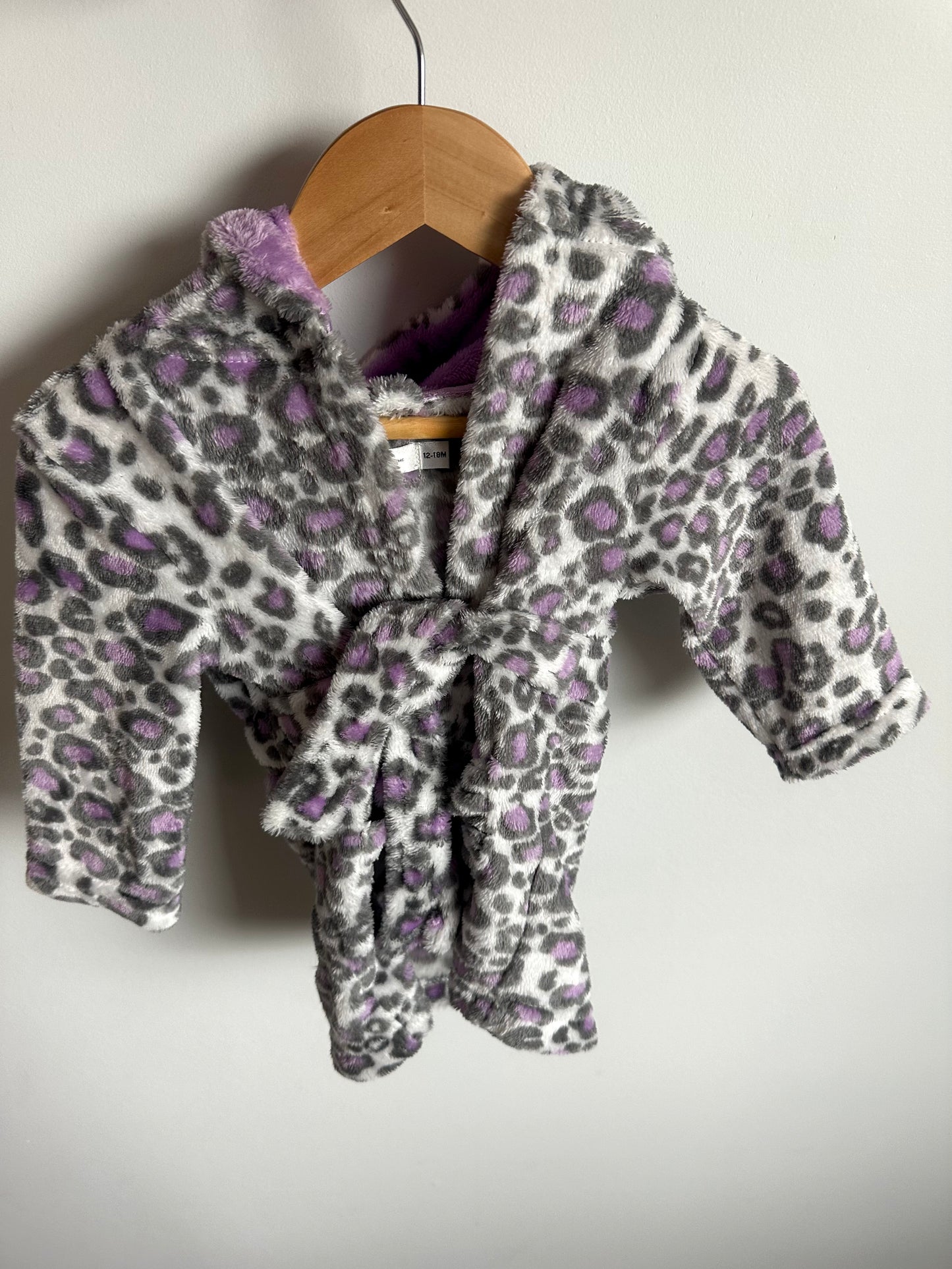 Animal Print Robe / 12-18m