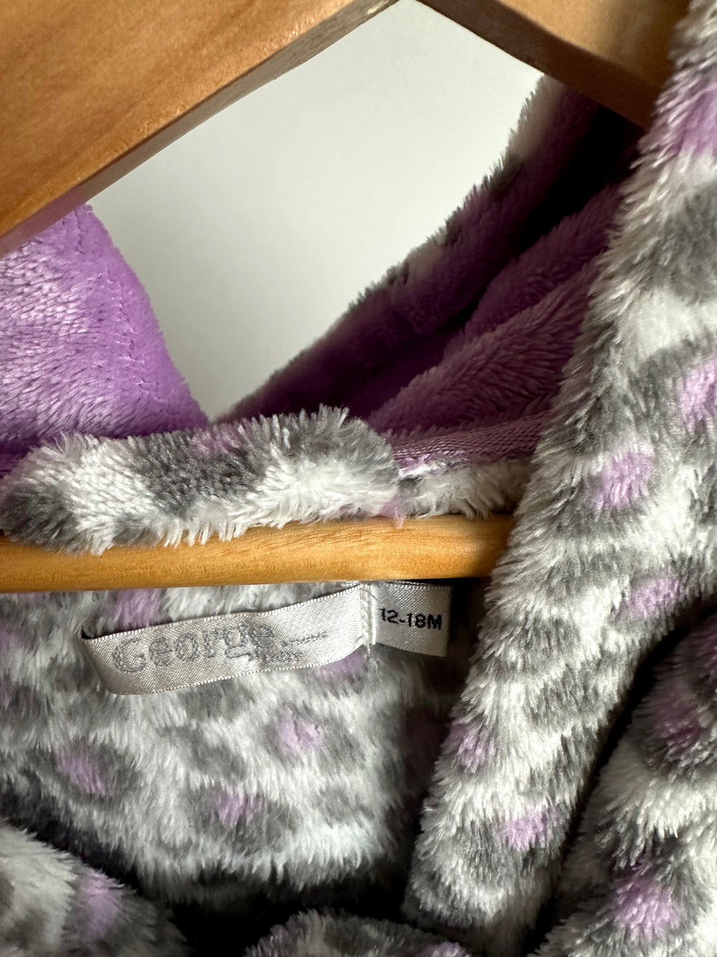 Animal Print Robe / 12-18m