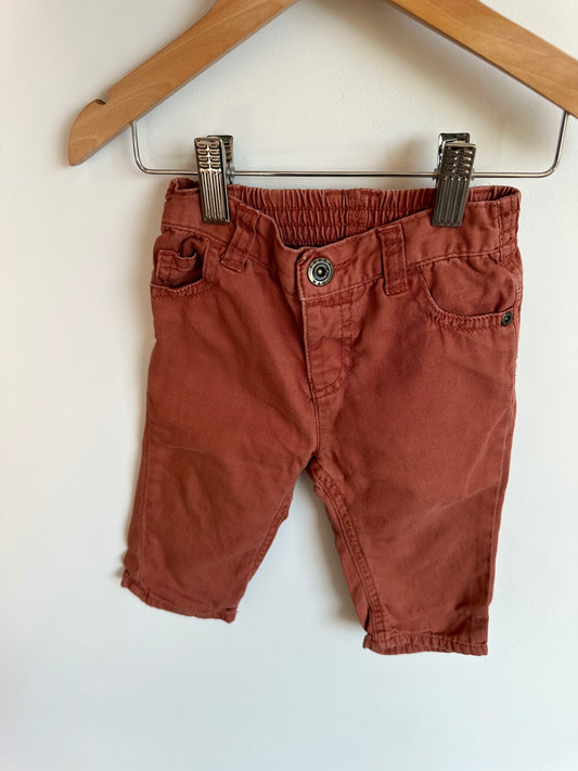 Terracotta Pants / 6-12m