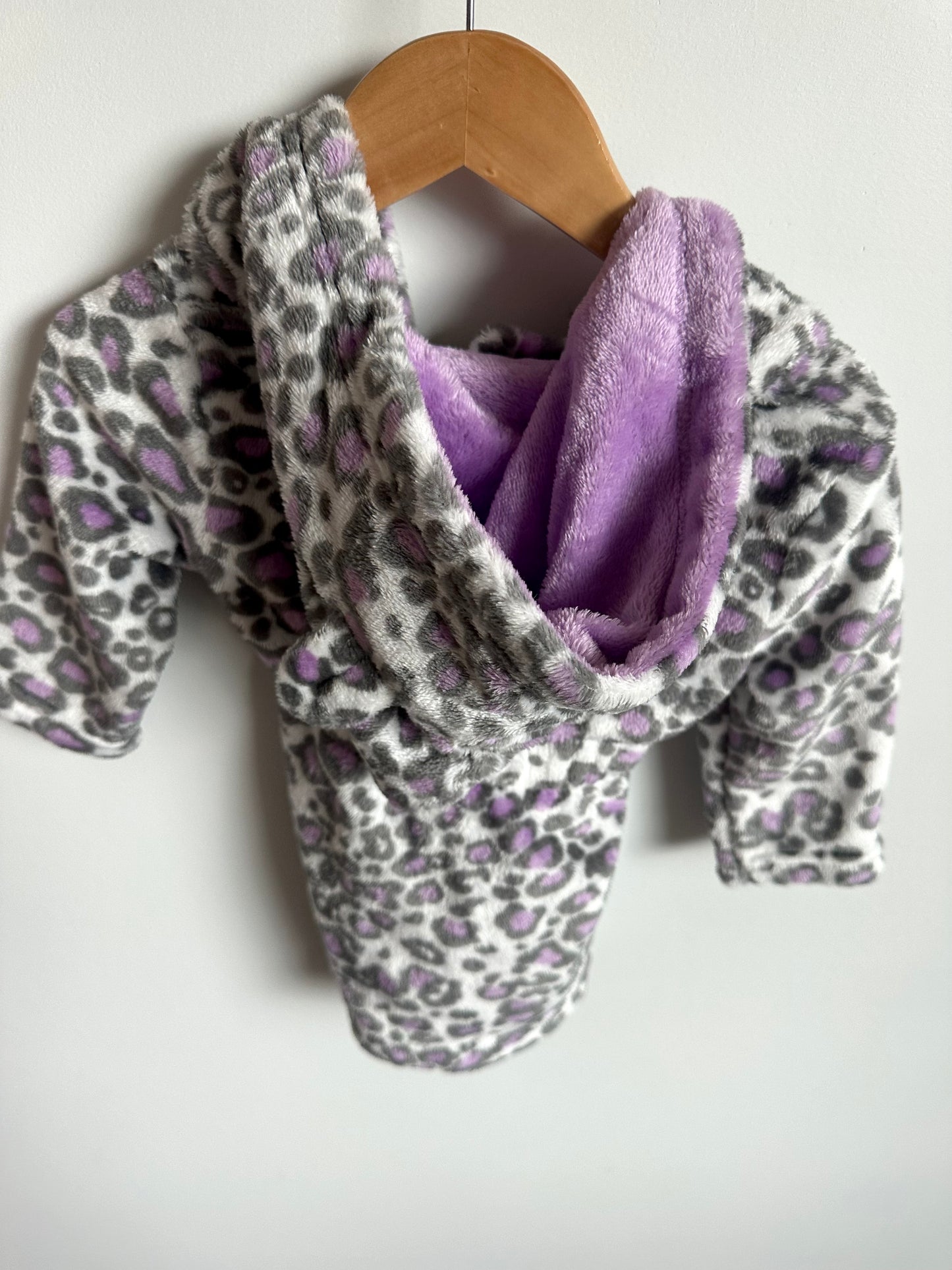 Animal Print Robe / 12-18m