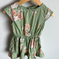 Sage Waistband Floral Dress / 3T