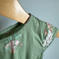 Sage Waistband Floral Dress / 3T