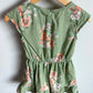 Sage Waistband Floral Dress / 3T