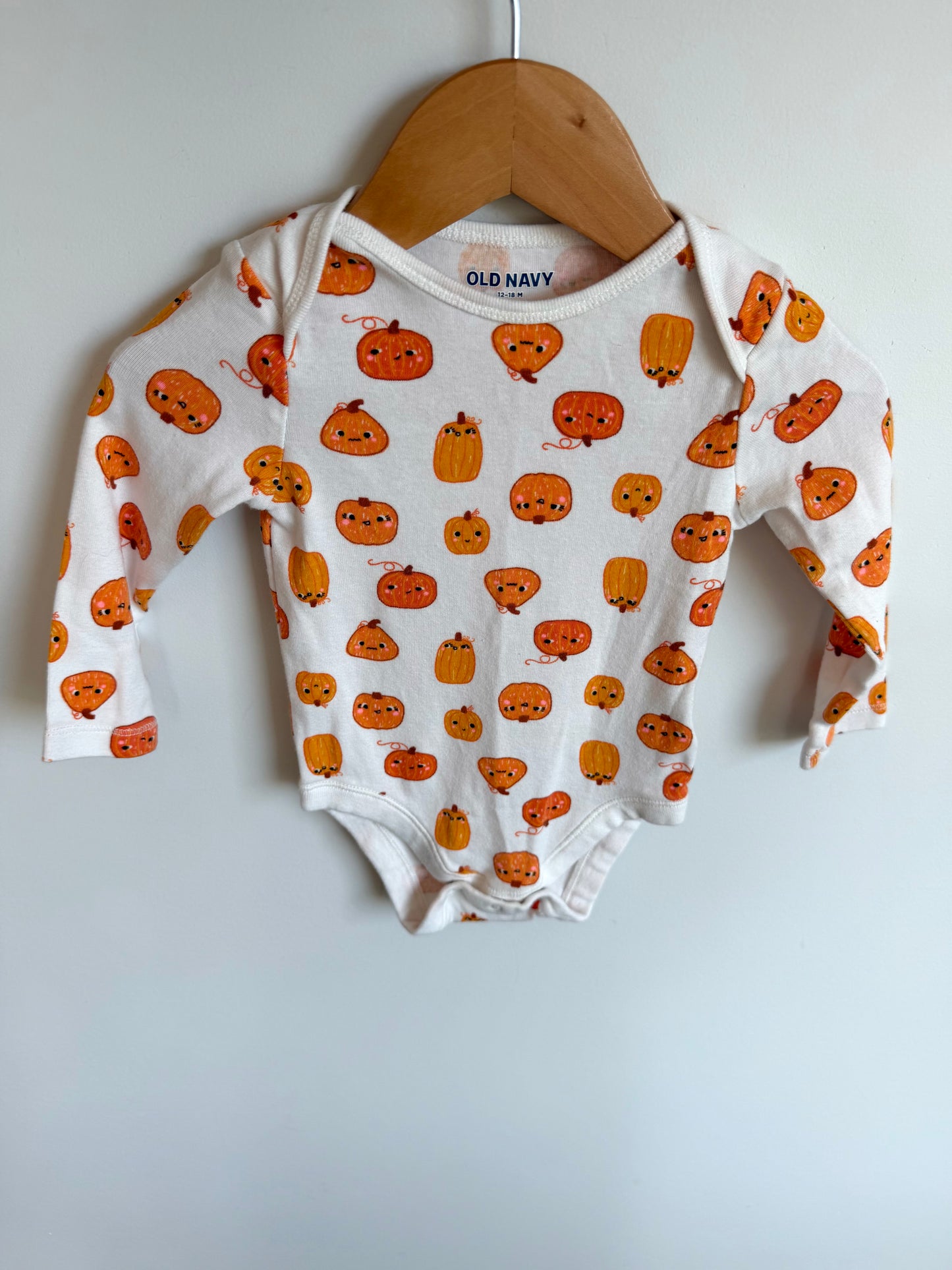 Pumpkin Bodysuit / 12-18m