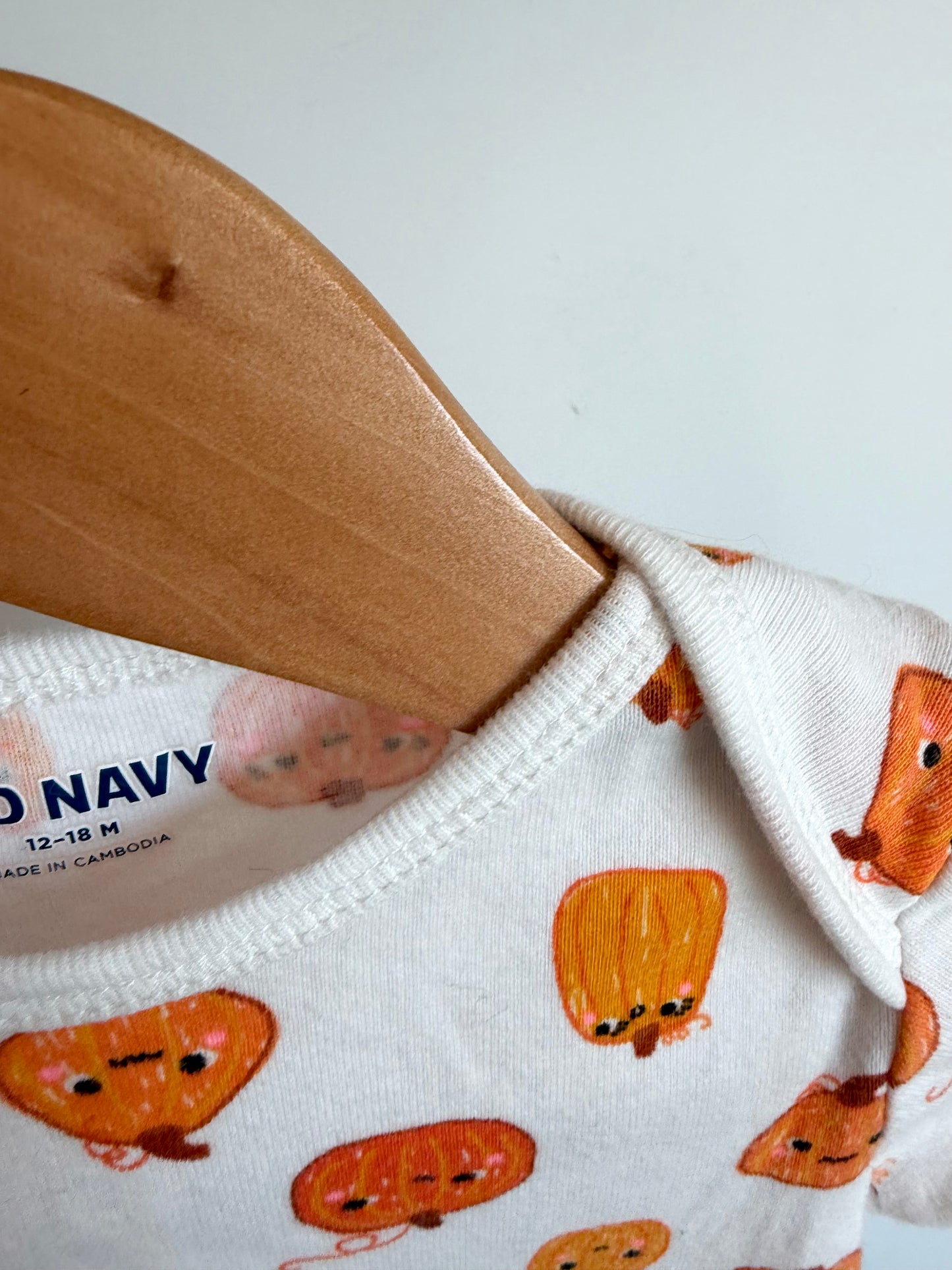 Pumpkin Bodysuit / 12-18m