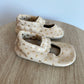 Heyfolks Leather Gold Dot Soft Sole Shoe / Size 4 Toddler