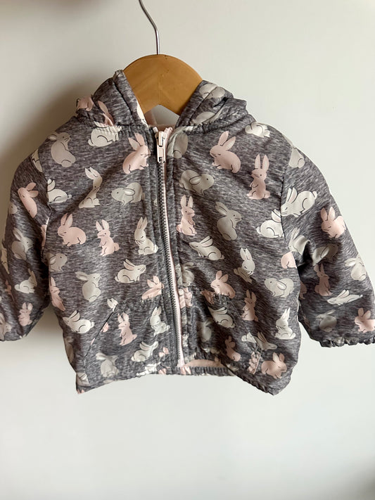 Bunny Grey Fleece Lined Jacket / 2T