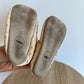 Heyfolks Leather Gold Dot Soft Sole Shoe / Size 4 Toddler
