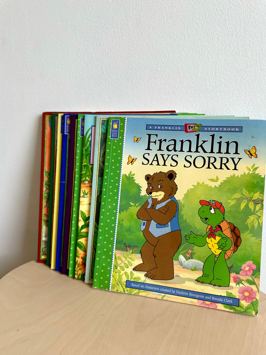 Set of 9 Franklin Softcover Books / 3-5 years