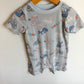 Blue Dino Romper / 24m