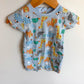 Blue Animal Romper / 3-6m