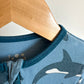 Orca Whale Blue Bamboo Sleeper / 18-24m