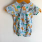 Blue Animal Romper / 3-6m