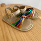 Metallic Straps Sandals / 3-6m