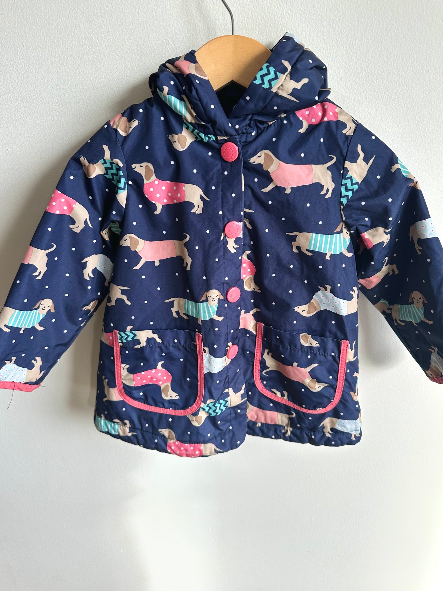 Navy Puppy Jacket / 2T