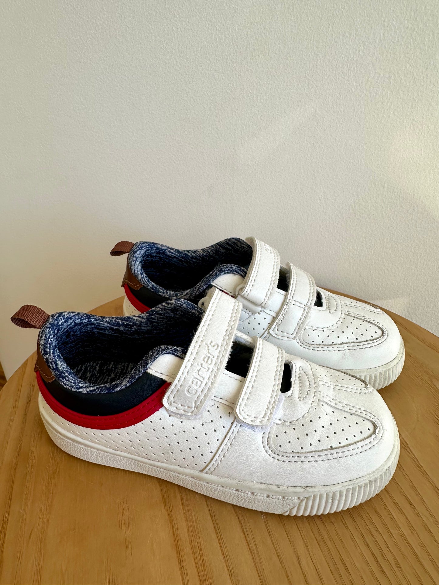 White Velcro Sneakers / Size 9 Toddler