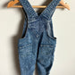 Heart Pattern Denim Overalls / 2T