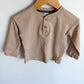 Tan Brown Long Sleeve Top / 12-18m