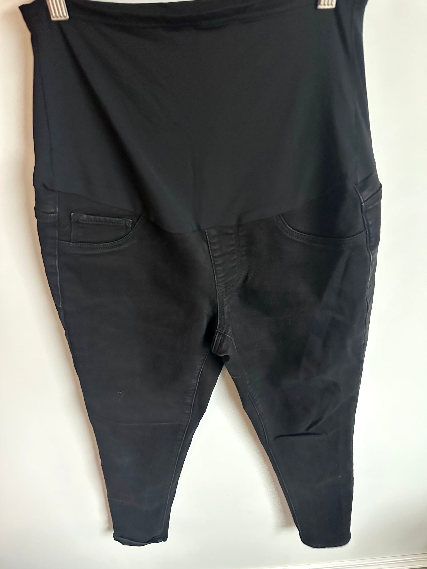 Black Maternity Jeans / Large (No Shipping)