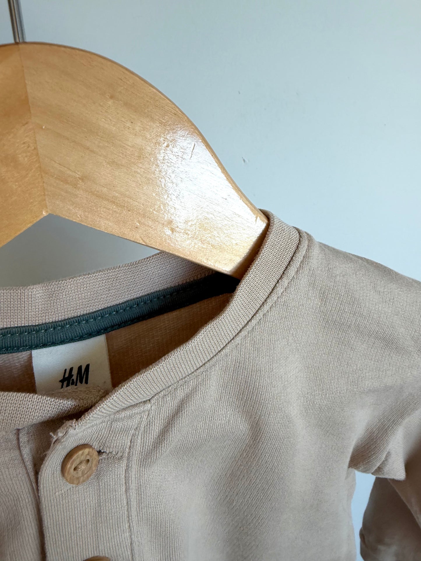 Tan Brown Long Sleeve Top / 12-18m