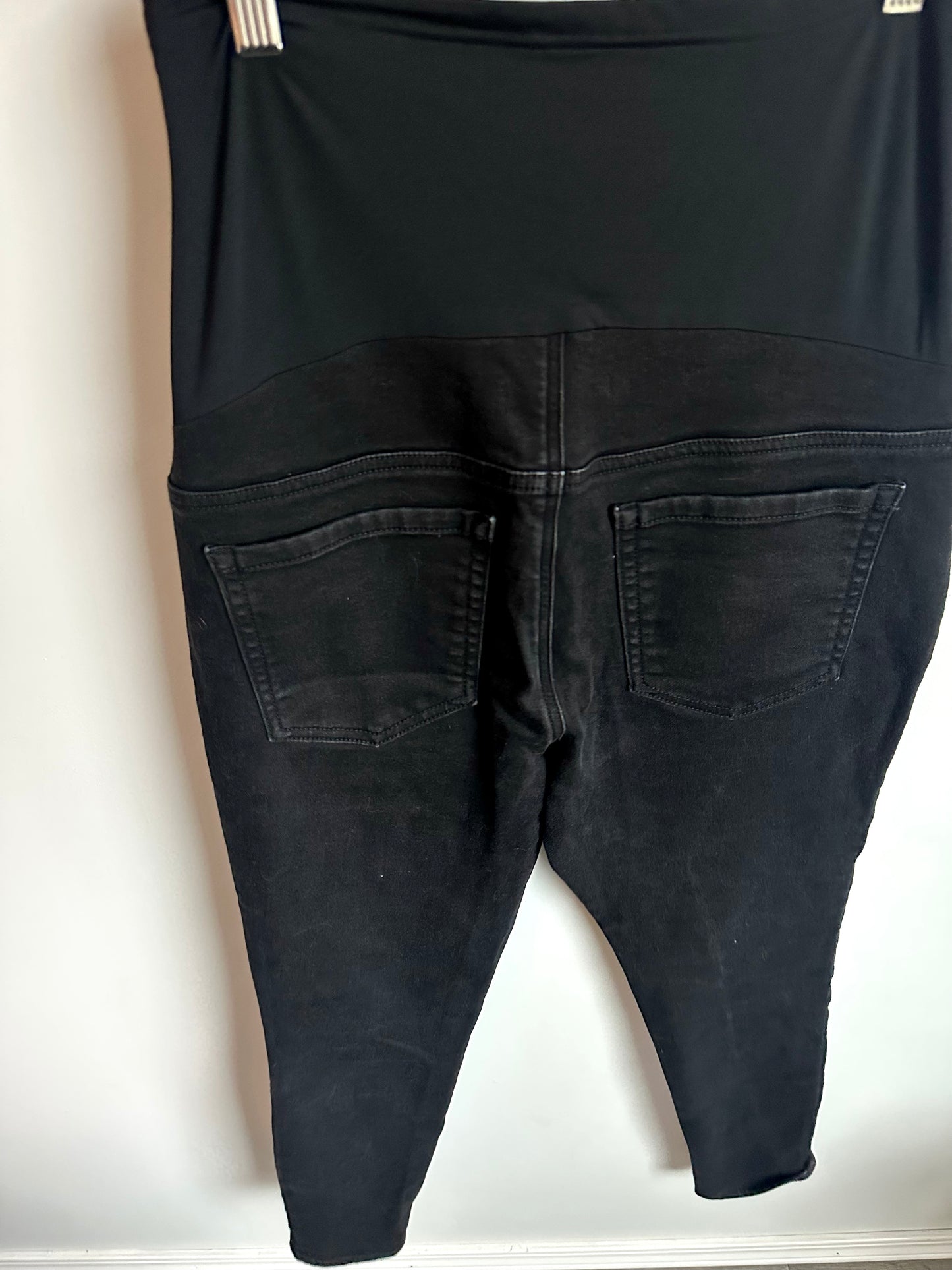Black Maternity Jeans / Large (No Shipping)