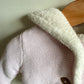 Thick Pink Knit Bear Ear Cardigan / 9m