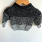 Lightening Grey Ombre Sweater / 0-3m