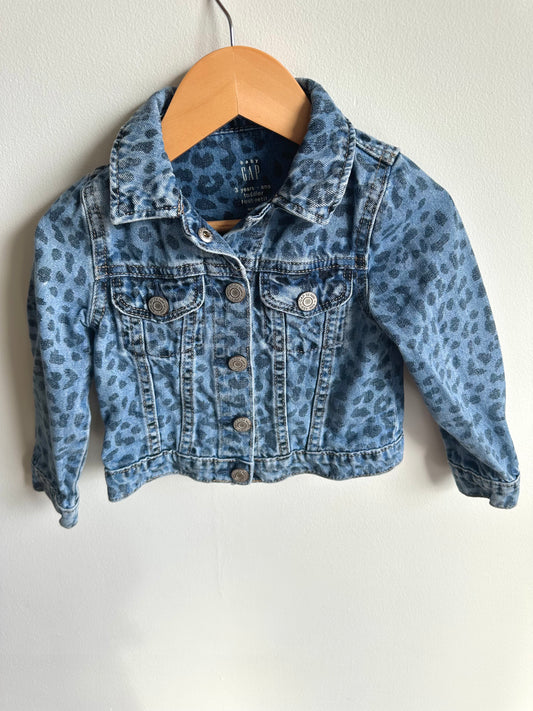 Gap Animal Print Denim Jacket / 3 years