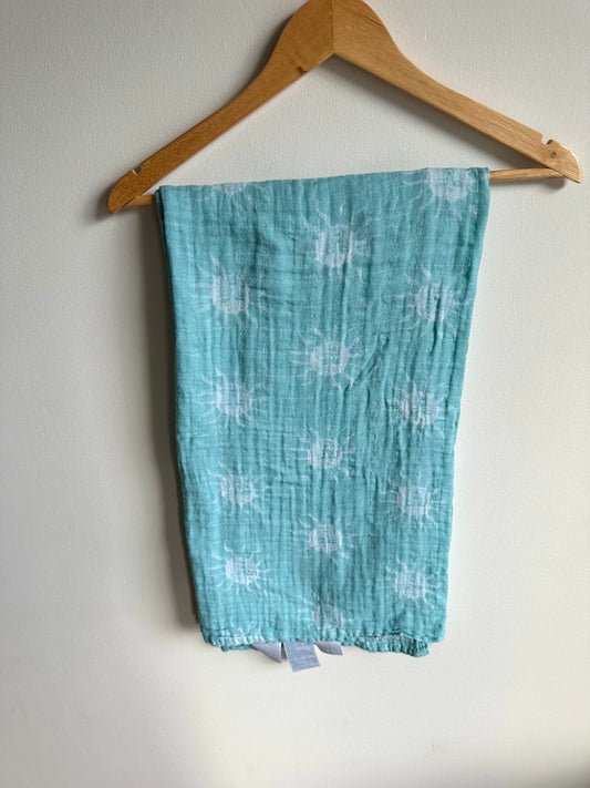 Aden + Anais Blue Sun Swaddle Blanket