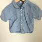 Anchor Collared Button Up Top / 12-18m