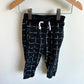 Black Checkered Pants / 12m