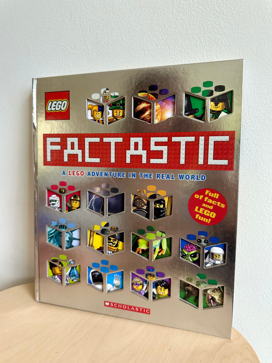 Factastic Lego Book Hardcover Book (No Shipping) / 5+ years