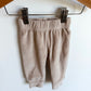 Tan Soft Pants / 0-3m