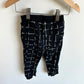 Black Checkered Pants / 12m