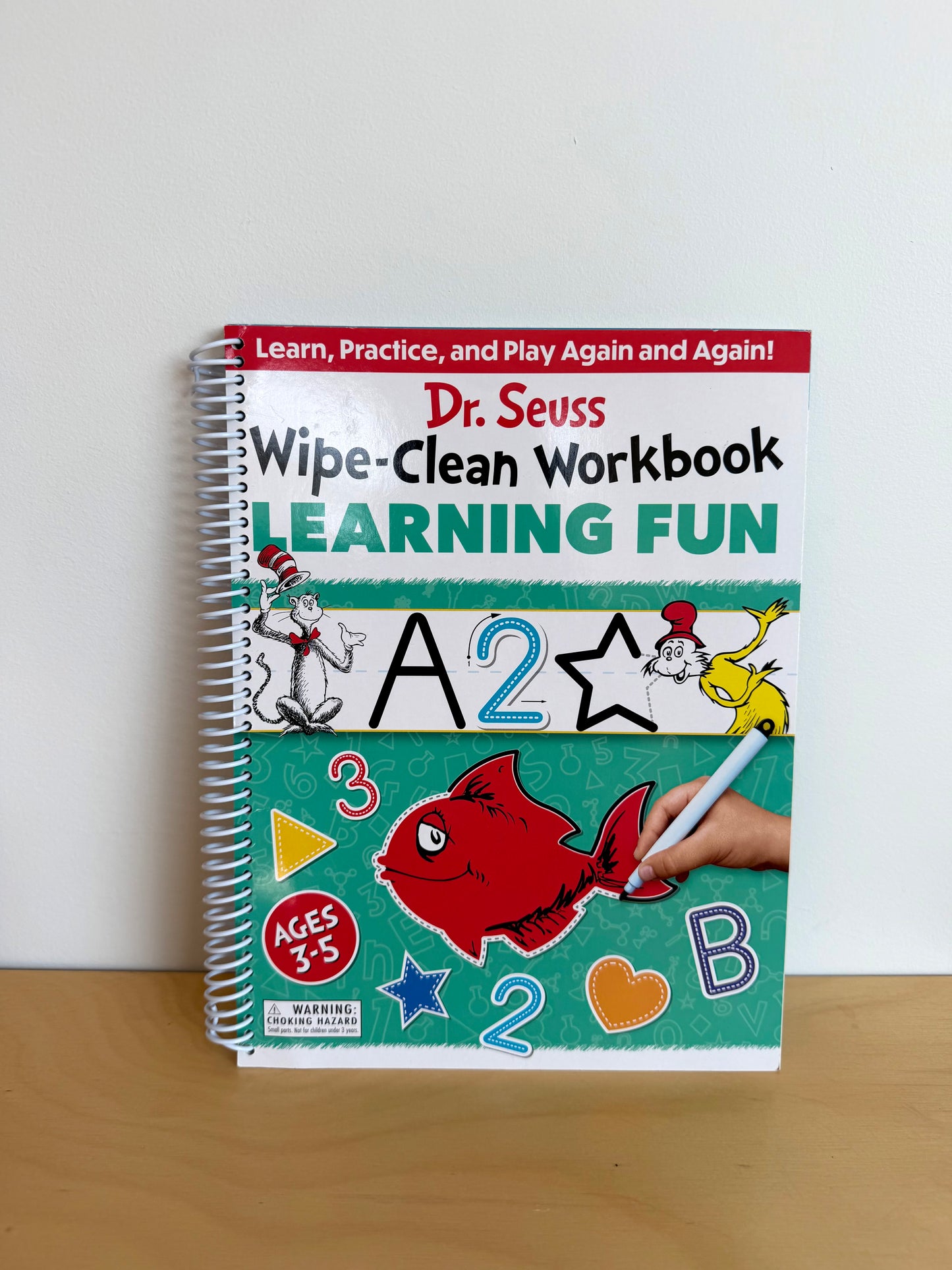 Dr. Seuss Wipe Clean Wipe Clean Workbook / 3-5 years (No Shipping)