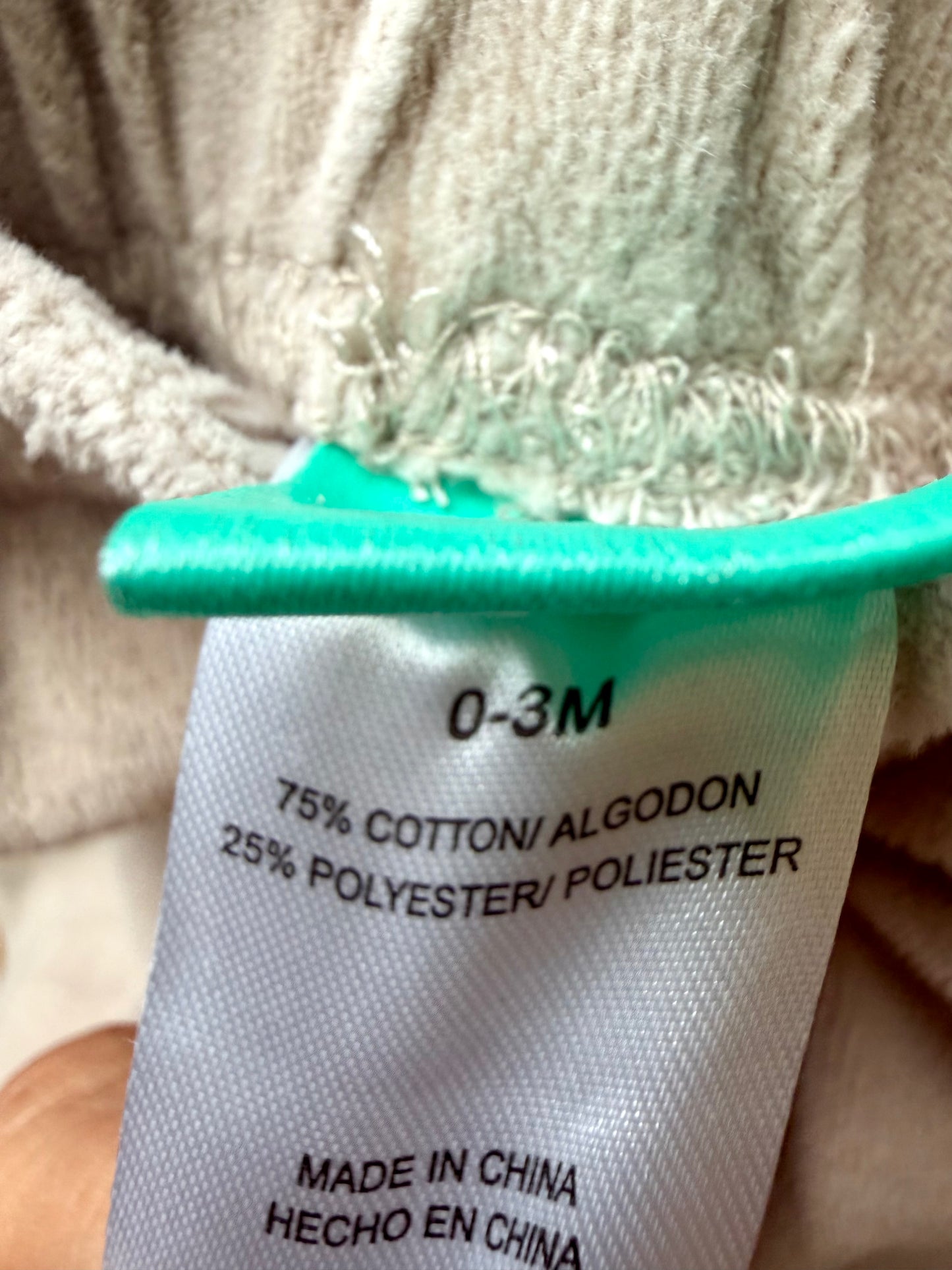 Tan Soft Pants / 0-3m