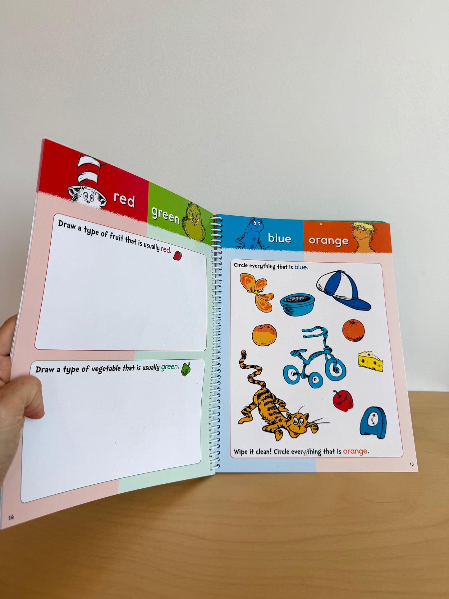 Dr. Seuss Wipe Clean Wipe Clean Workbook / 3-5 years (No Shipping)