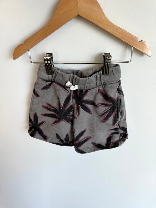 Leaf Grey Shorts / 2-3T