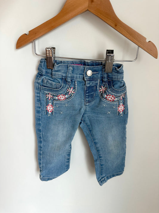 South Western Embroidered Jeans / 12-18m
