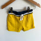 Yellow Shorts with Navy Waistband / 2T
