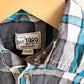 Plaid Blue & Black Shirt / 18-24m