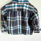 Plaid Blue & Black Shirt / 18-24m