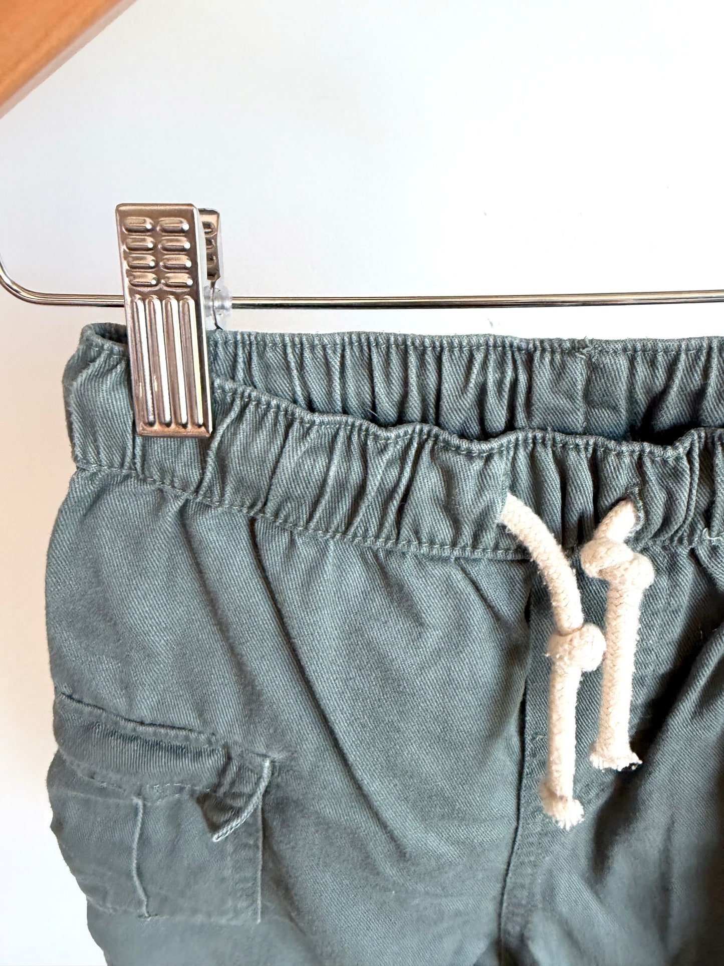 H&M Green Cargo Pants / 12-18m