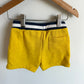 Yellow Shorts with Navy Waistband / 2T