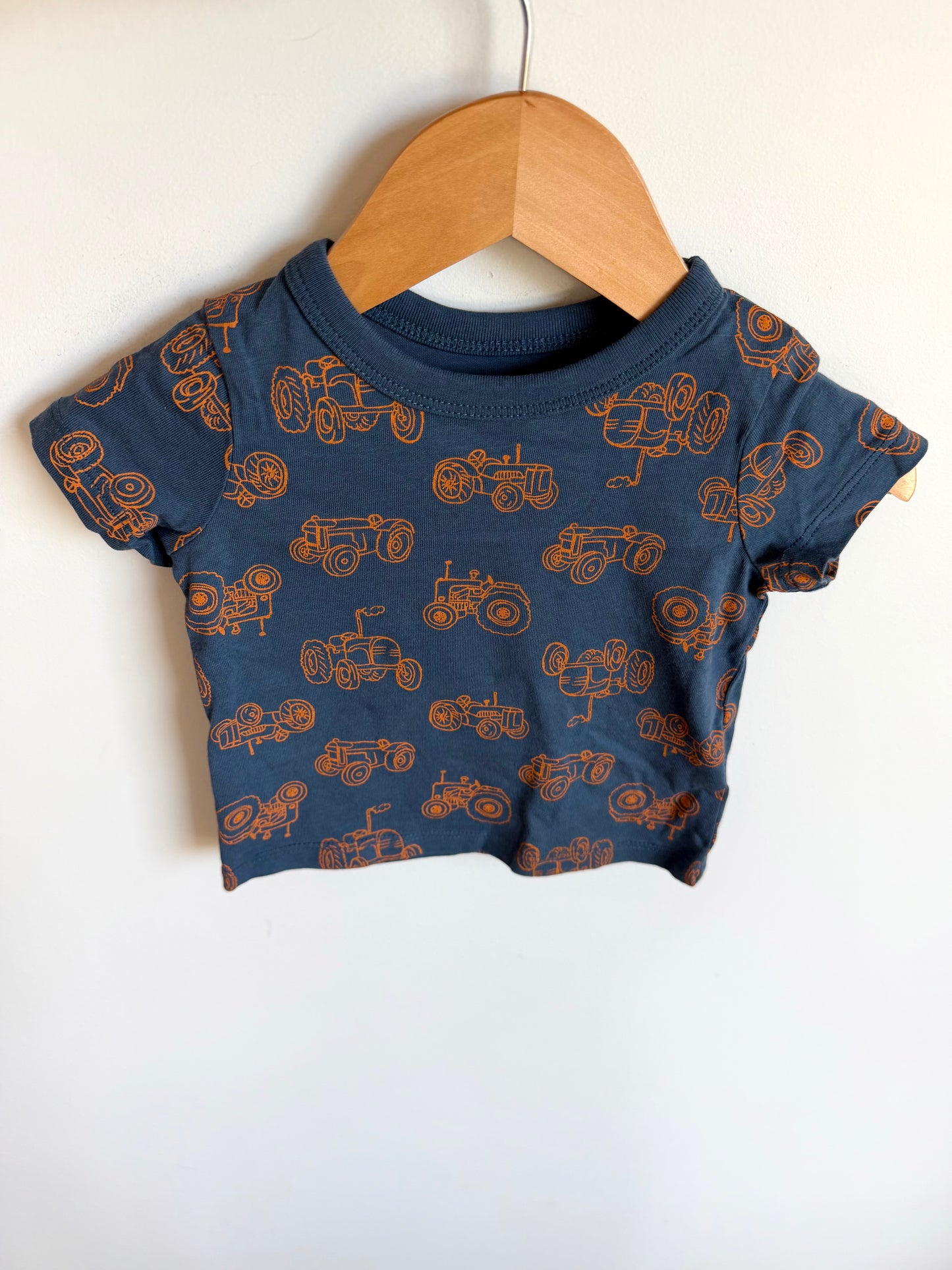 Tractor Blue T-Shirt / 3-6m