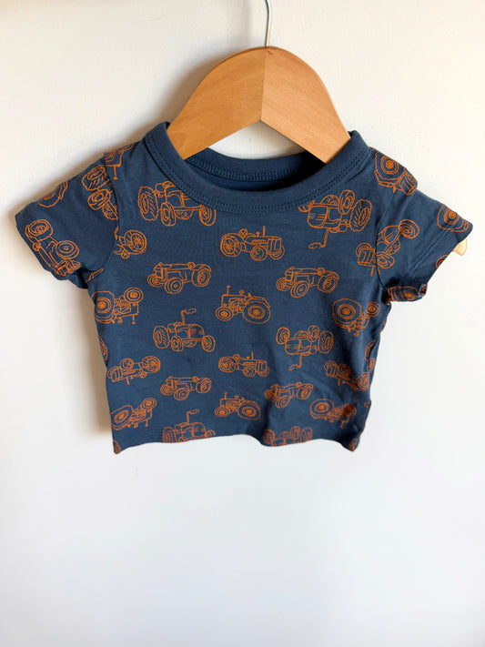 Tractor Blue T-Shirt / 3-6m