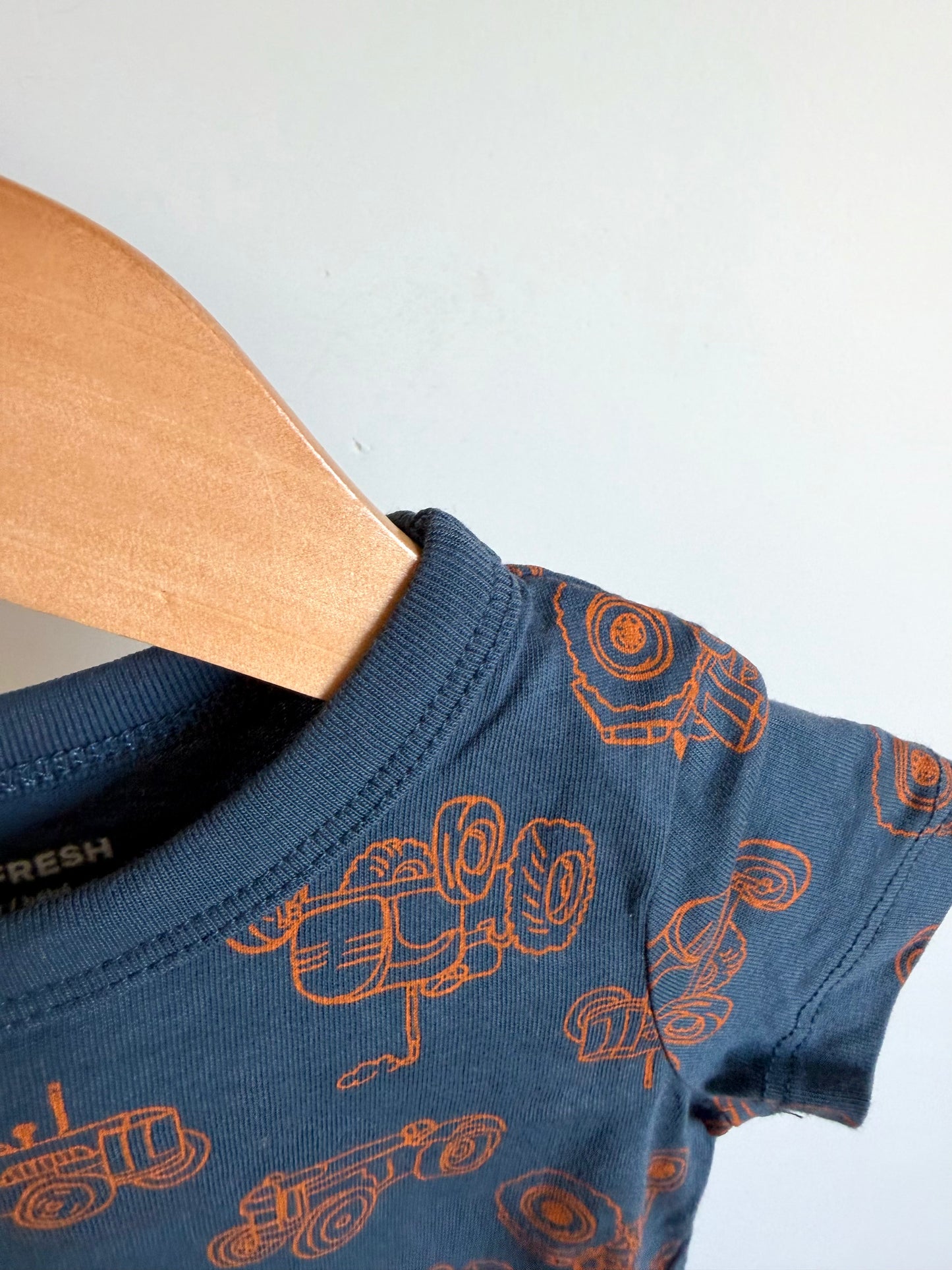 Tractor Blue T-Shirt / 3-6m