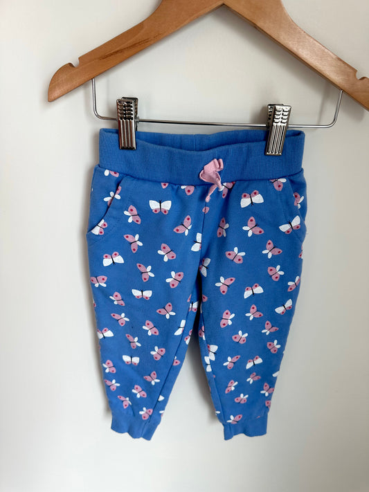 Butterfly Blue Pants / 12m