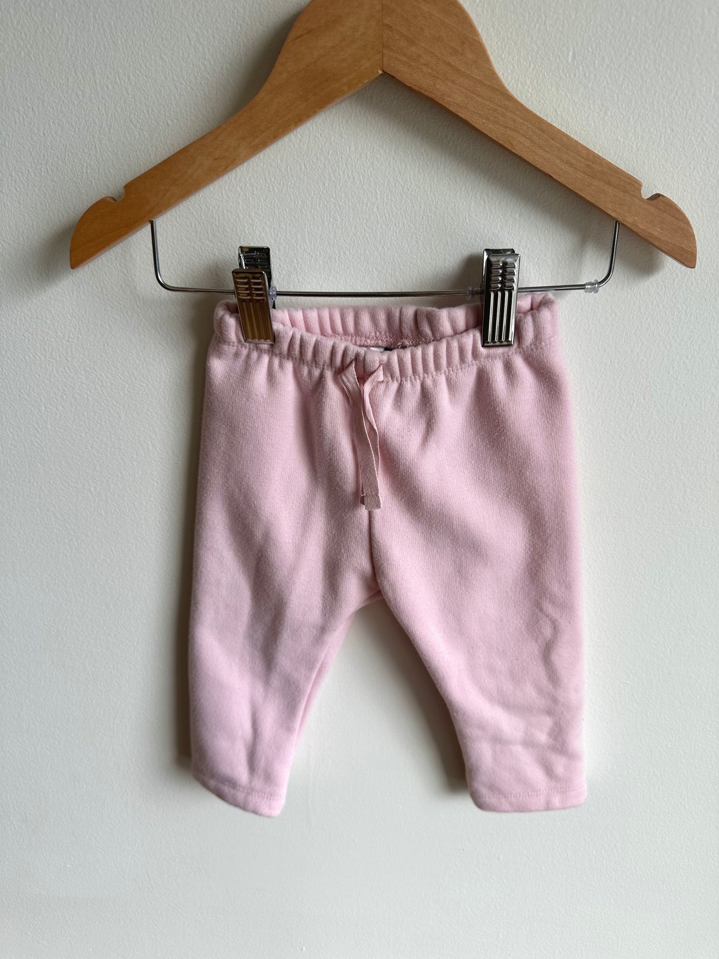 Gap Pink Fleece Pants / 3-6m