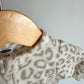 Animal Print Fleece Sleeper / 0-3m